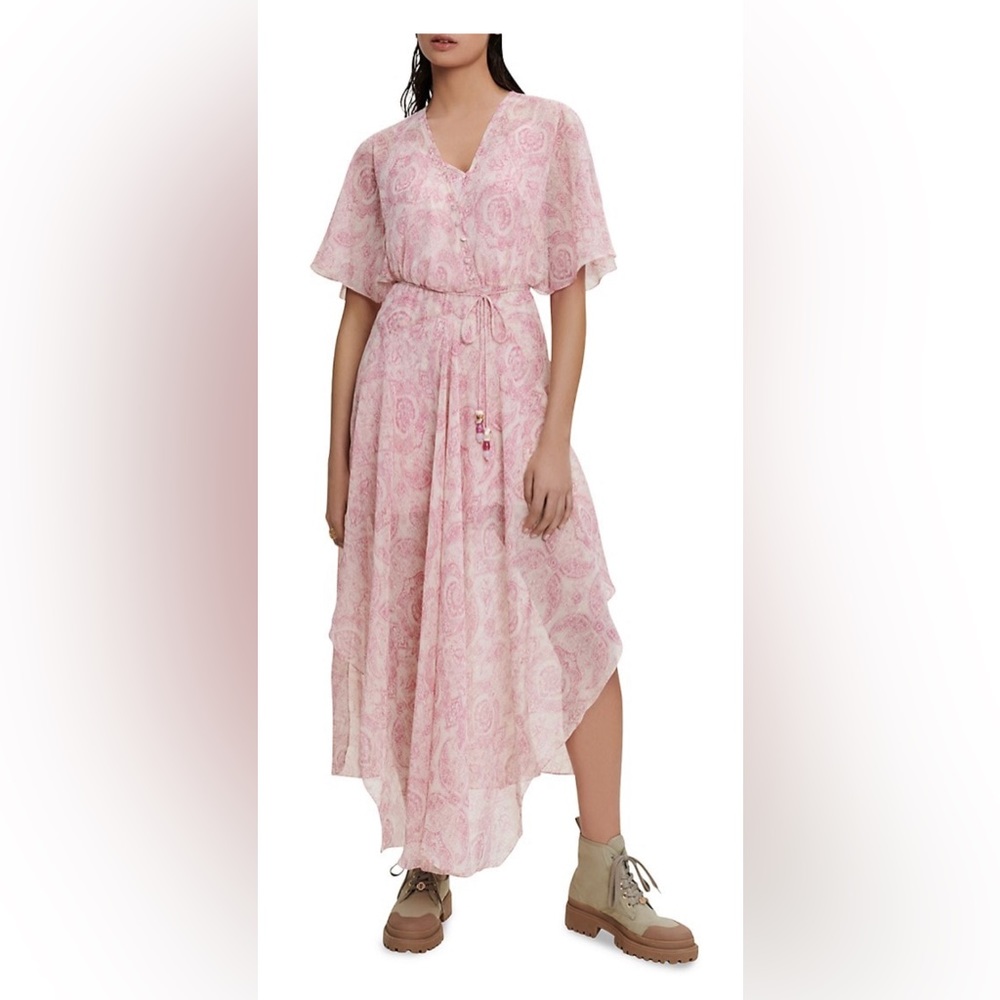 Maje
Rifal Sheer Paisley Dress